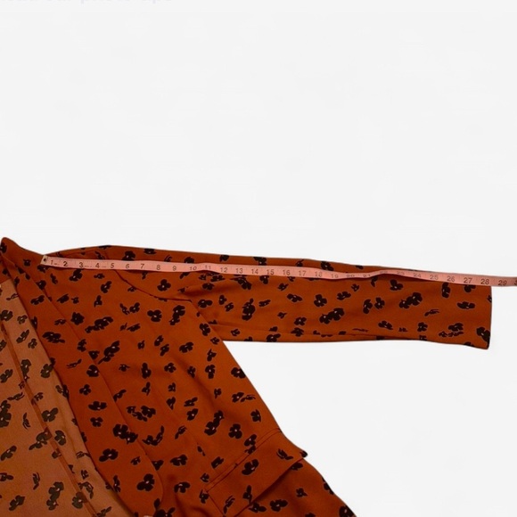 NWT Nordstrom Leith Floral Print Blazer in a rust/orange and black
Size Medium - Picture 7 of 10